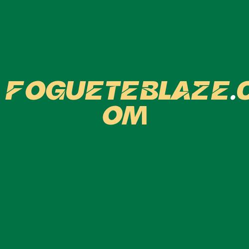 Logo da FOGUETEBLAZE